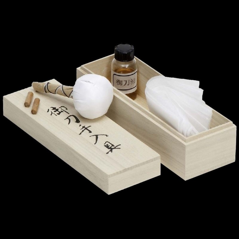 Traditionele onderhoudskit voor Japanse zwaarden