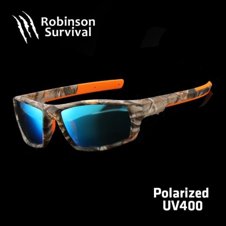 Survival Zonnebril (Polarized UV400) Camo Blue